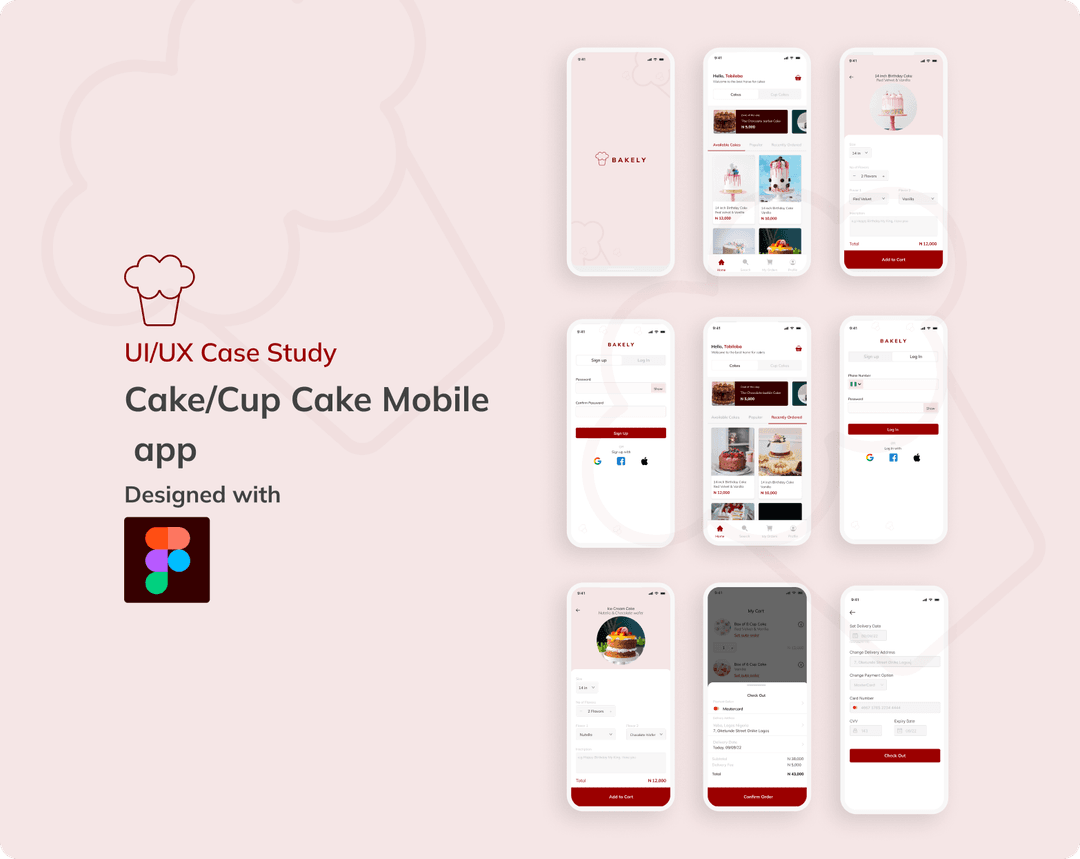 E-COMMERCE APP FOR BUYING CAKES & CUP CAKES.