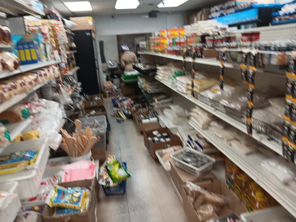 Aisle of packaged goods at Adepa